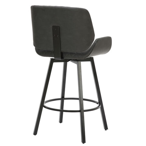 Fraser Charcoal - Counter Chair WW (Set Of Two)