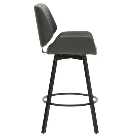 Fraser Charcoal - Counter Chair WW (Set Of Two)