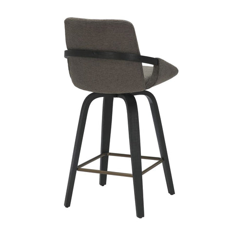 Parker Charcoal - Counter Chair WW (Set Of Two)