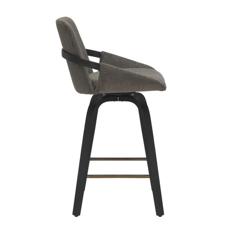 Parker Charcoal - Counter Chair WW (Set Of Two)