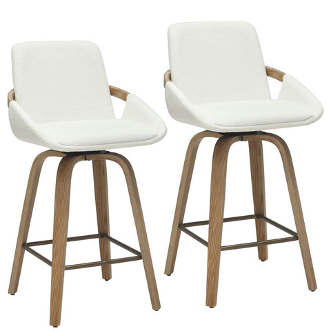 Parker Ivory - Counter Chair WW (Set Of Two)