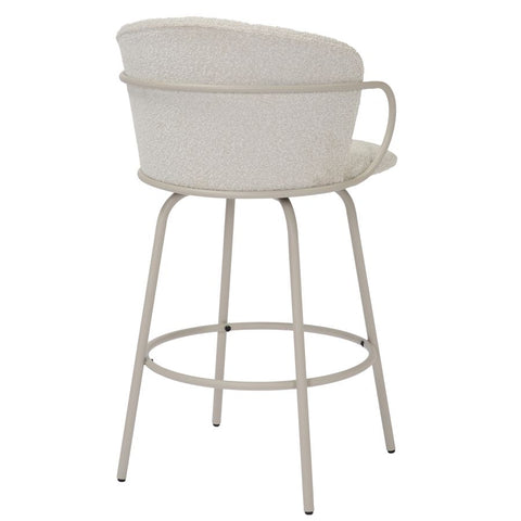 Kalani Beige - Counter Chair WW (Set Of Two)