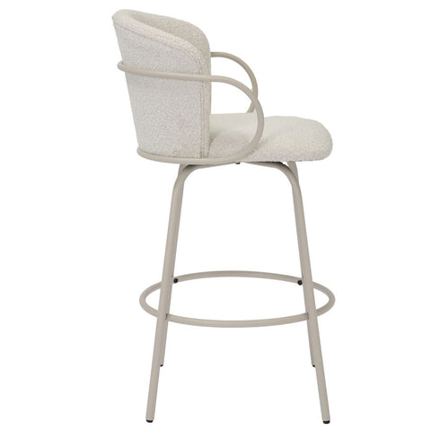 Kalani Beige - Counter Chair WW (Set Of Two)