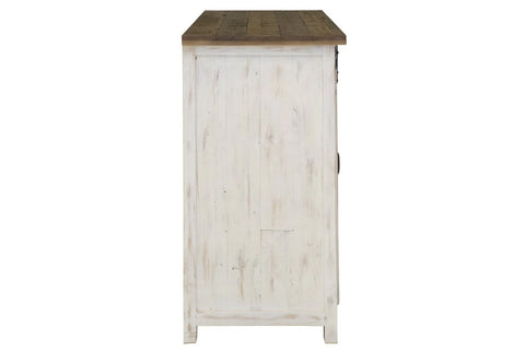 reclaimed pine wood sideboard