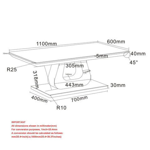 Corvus - Coffee Table WW