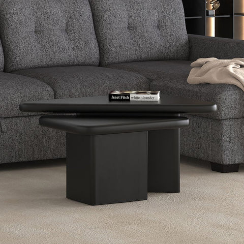 Draco Black - Coffee Table (Set Of Two) WW