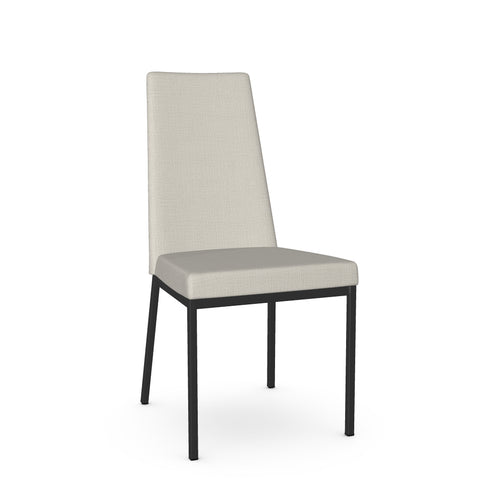 Linea Sleet With Black Legs - Dining Chair Amisco (Set Of Two)