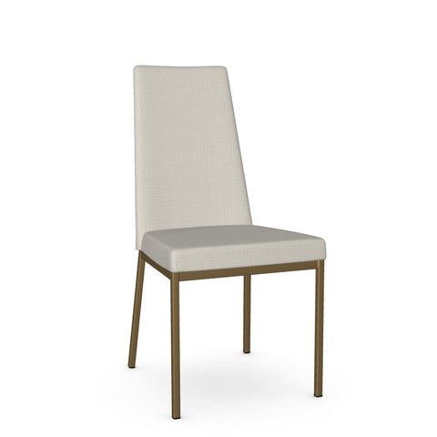Linea Sleet With Gold Legs - Dining Chair Amisco (Set Of Two)