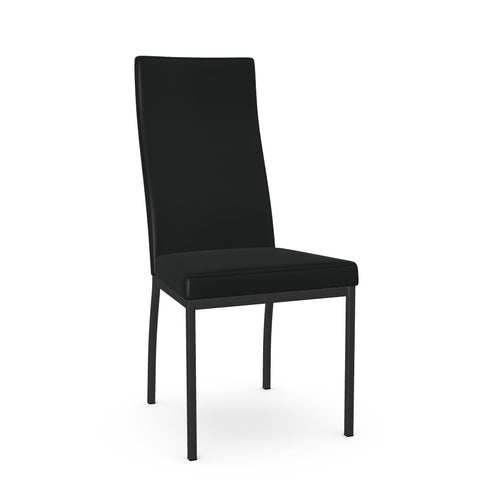 Licorice Curve With Black Legs - Dining Chair Amisco (Set Of Two)