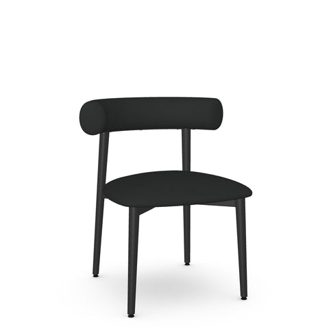 Barbara Ink With Black Legs - Dining Chair Amisco (Set Of Two)