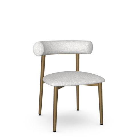 Barbara Pixel With Gold Legs - Dining Chair Amisco (Set Of Two)