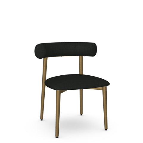 Barbara Versailles With Gold Legs - Dining Chair Amisco (Set Of Two)