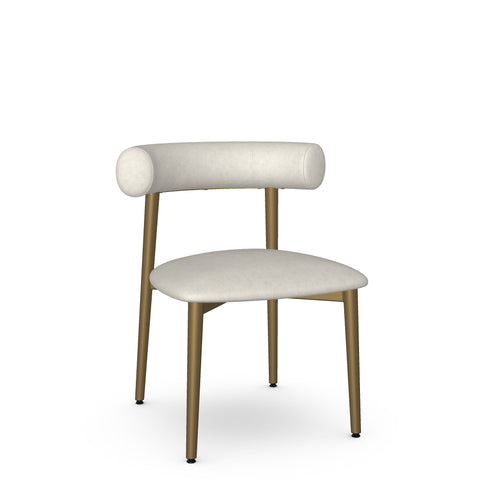 Barbara Limestone With Gold Legs - Dining Chair Amisco (Set Of Two)
