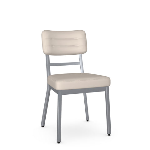 Phoebe Oyster With Grey Legs - Dining Chair Amisco (Set Of Two)