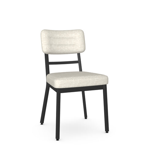 Phoebe Whisper With Black Legs - Dining Chair Amisco (Set Of Two)