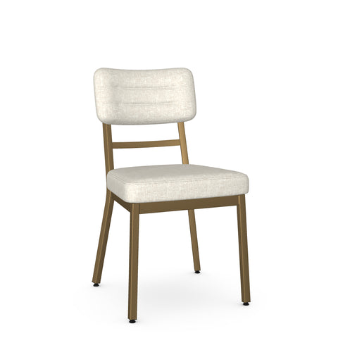 Phoebe Whisper With Gold Legs - Dining Chair Amisco (Set Of Two)