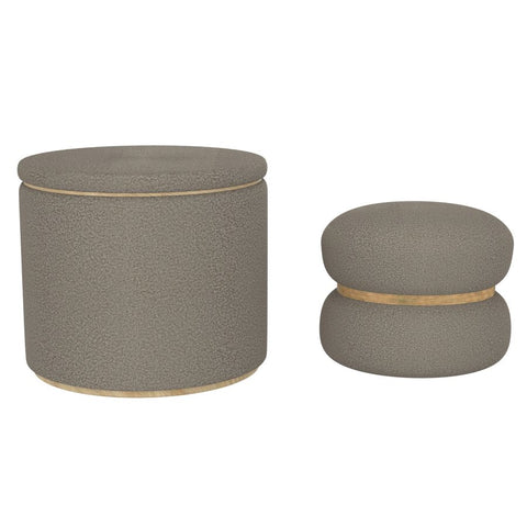 Cecily Grey - Ottoman (Set Of Two) WW