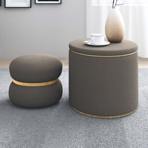 Cecily Grey - Ottoman (Set Of Two) WW