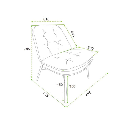 Caleb Beige -Accent Chair WW