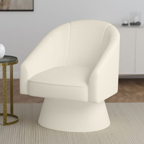 Tilsy Swivel Ivory - Accent Chair WW