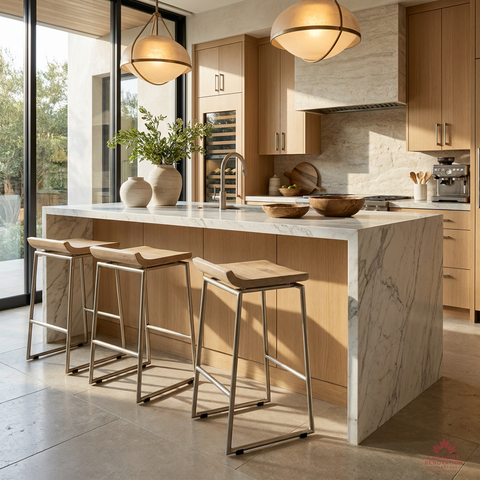 industrial kitchen counter stool
