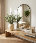modern arch wall mirror