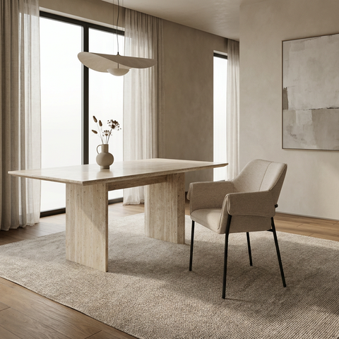 Brently Oatmeal - Dining Chair Mercana