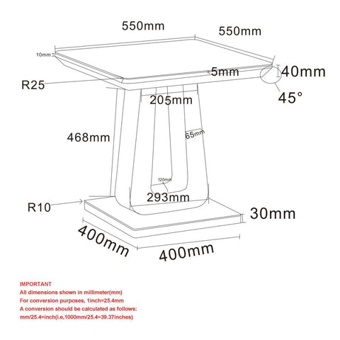 Corvus - End Table WW