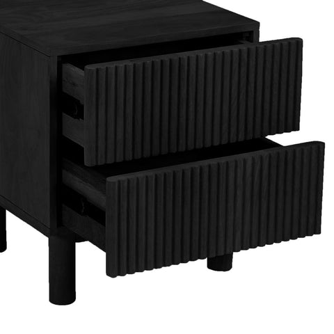 Sangra Black - End Table/Nightstand WW