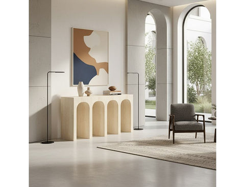 Atticus Travertine - Console Table WW