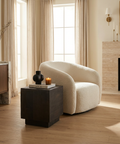 modern wood end table