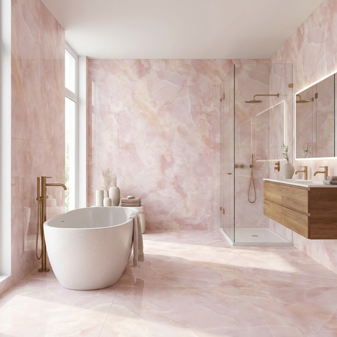 Petel Onyx Polished 24"x48" Porcelain Tile -$5.62 Sq.Ft (Sold per box)