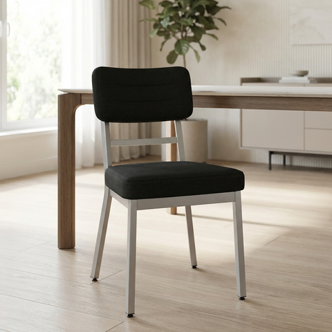 Phoebe Versailles With Grey Legs - Dining Chair Amisco (Set Of Two)