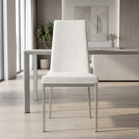 Linea Pixel With Grey Legs - Dining Chair Amisco (Set Of Two)