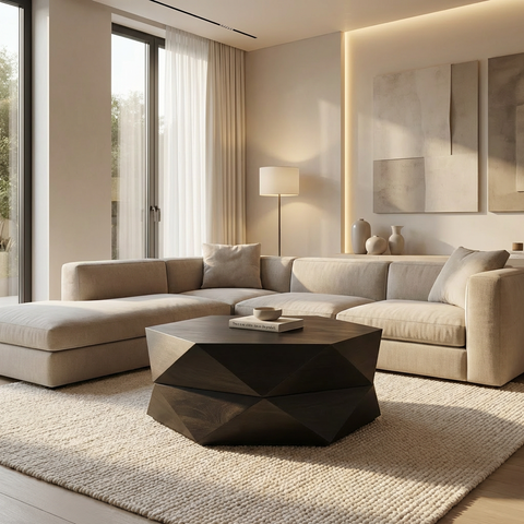 Arreto Black - Coffee Table Mercana