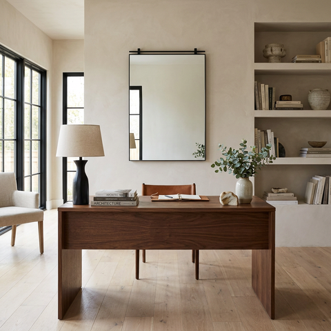 rectangular wall mirror