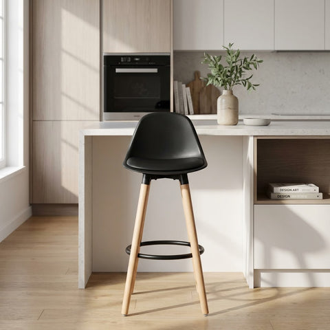 Diablo Black - Counter Chair WW (Set Of Two)