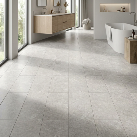 Eternal Pearl Matt 12"x24" Porcelain Tile -$6.37 Sq.Ft (Sold per box) Planchers1867