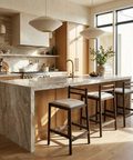 dark brown counter stool