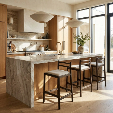 dark brown counter stool