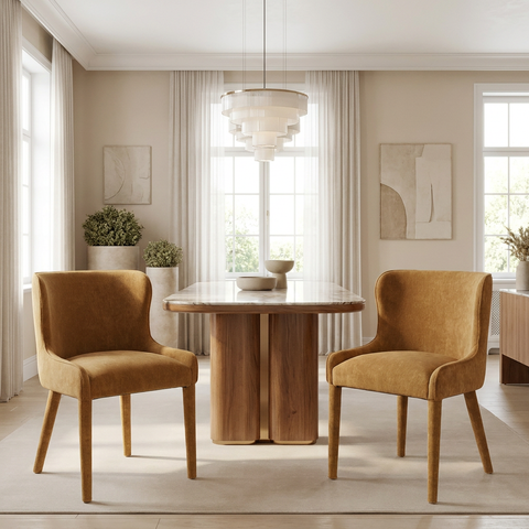modern upholstered dining chair