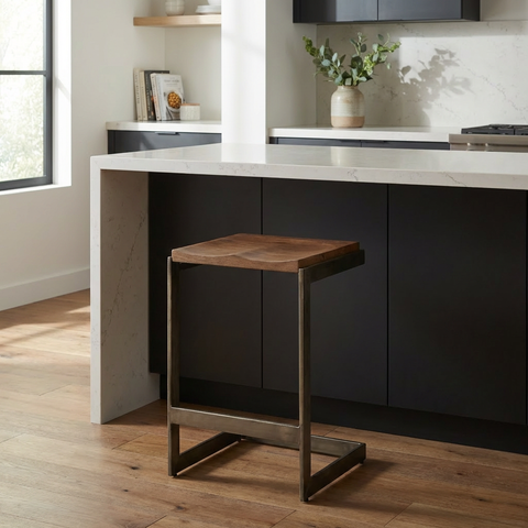 Kiran Brown - Counter Chair Mercana