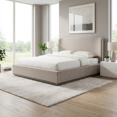 Faye Taupe - Queen Bed SIF