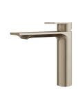 Alpha Tall Brushed Nickel Single Hole Bathroom Faucet