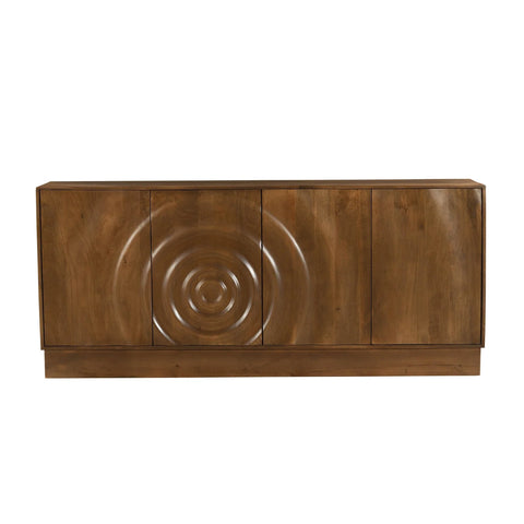 solid mango wood storage cabinet