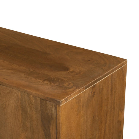 brown mango wood sideboard
