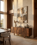 oak wood sideboard cabinet