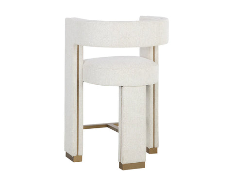 Adamina Barley Modern Upholstered Counter Stool -7