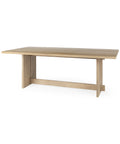 Aida 84" Light Brown Mango Wood Dining Table -1