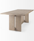 Aida 84" Light Grey Mango Wood Dining Table-2